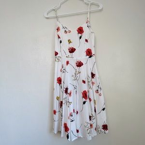 White floral mini sundress. Old Navy Size Small